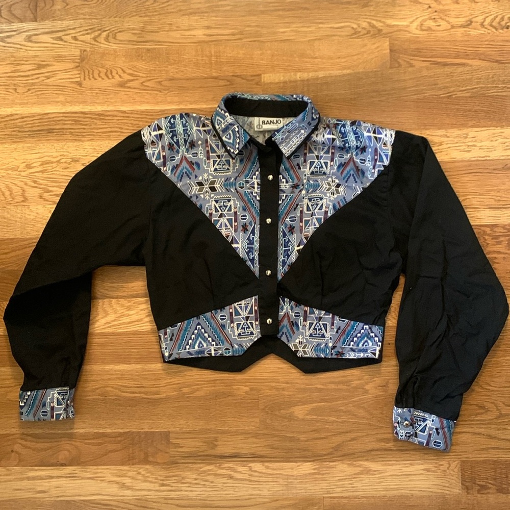 Vintage Banjo Retro Wester Rodeo Shirt